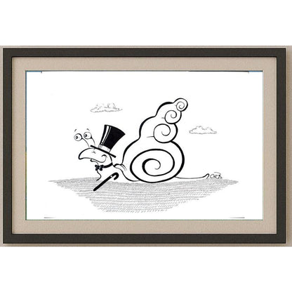 Chris Hovian 29x21cm Orijinal Karikatür BOD02232