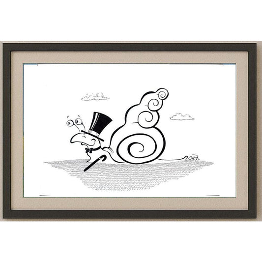 Chris Hovian 29x21cm Orijinal Karikatür BOD02232