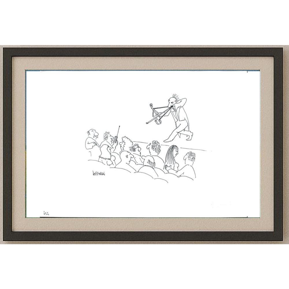 Frank Hoffman 29x21cm Orijinal Karikatür BOD02233