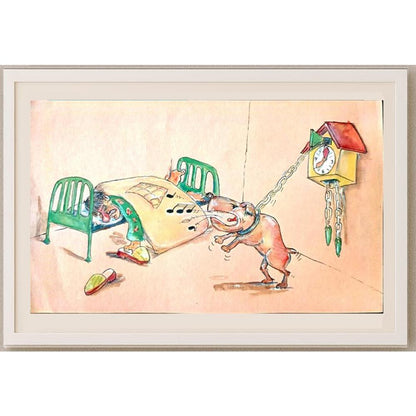 Tsvetomir Veleshky 29x21cm Orijinal Karikatür BOD02234
