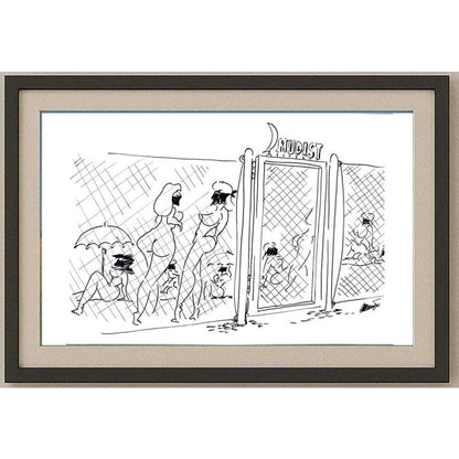 Branko Premuzic 29x21cm Orijinal Karikatür BOD02235