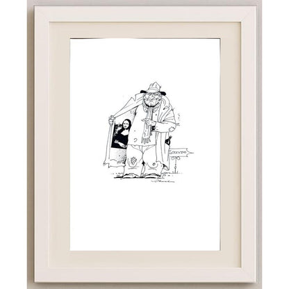 Reiner Schwalme 29x21cm Orijinal Karikatür BOD02236