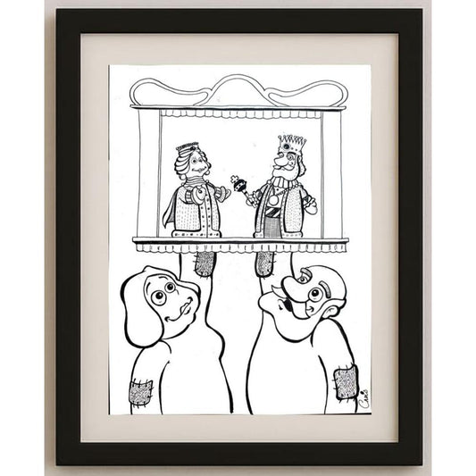 Chris Hovian 29x21cm Orijinal Karikatür BOD02245