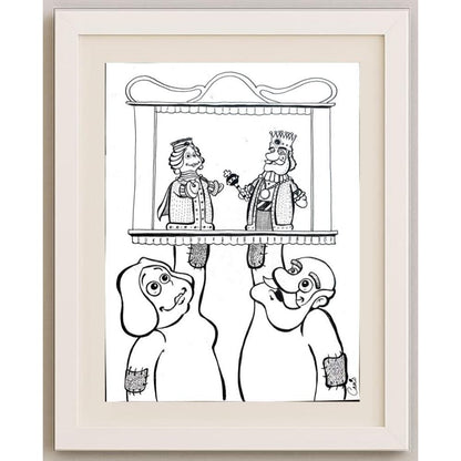Chris Hovian 29x21cm Orijinal Karikatür BOD02245