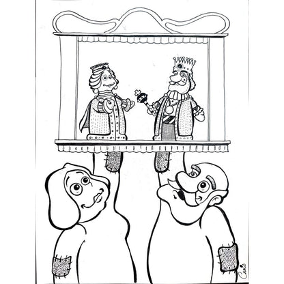Chris Hovian 29x21cm Orijinal Karikatür BOD02245