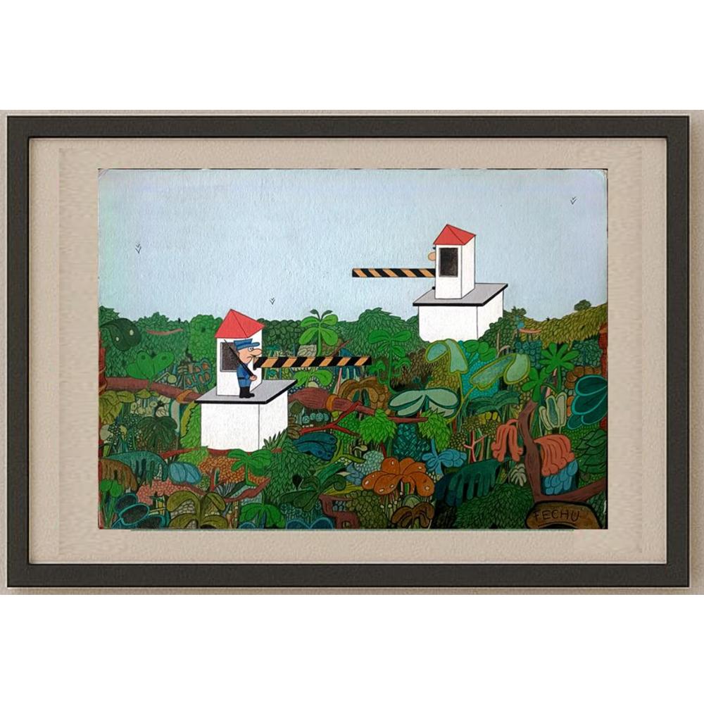 Ferrari Gabriel Eduardo 35x25cm Orijinal Karikatür BOD02248