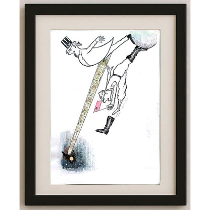 Yosef Fayer 35x25cm Orijinal Karikatür BOD02251
