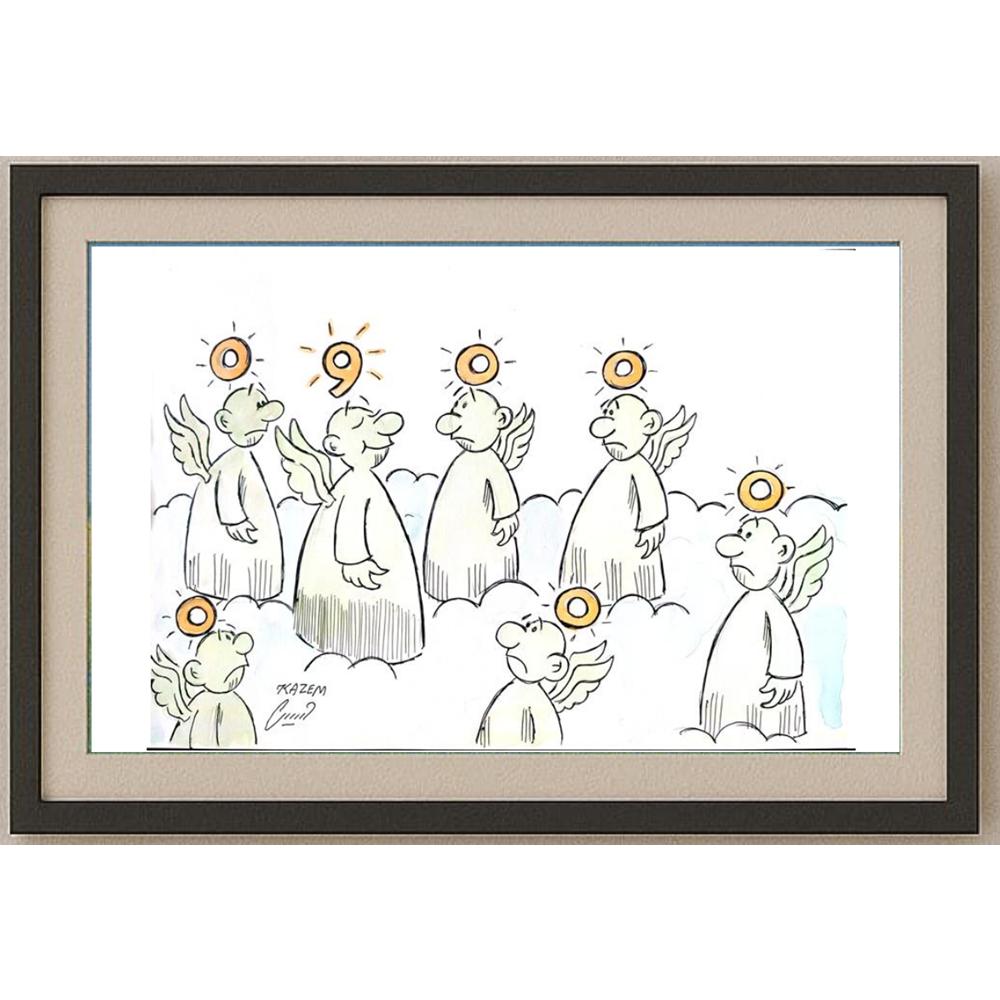 Hosseini Kazem 35x25cm Orijinal Karikatür BOD02255