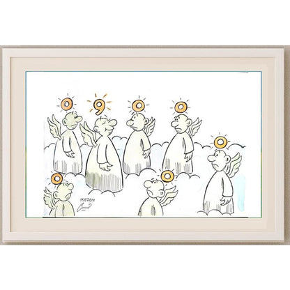 Hosseini Kazem 35x25cm Orijinal Karikatür BOD02255