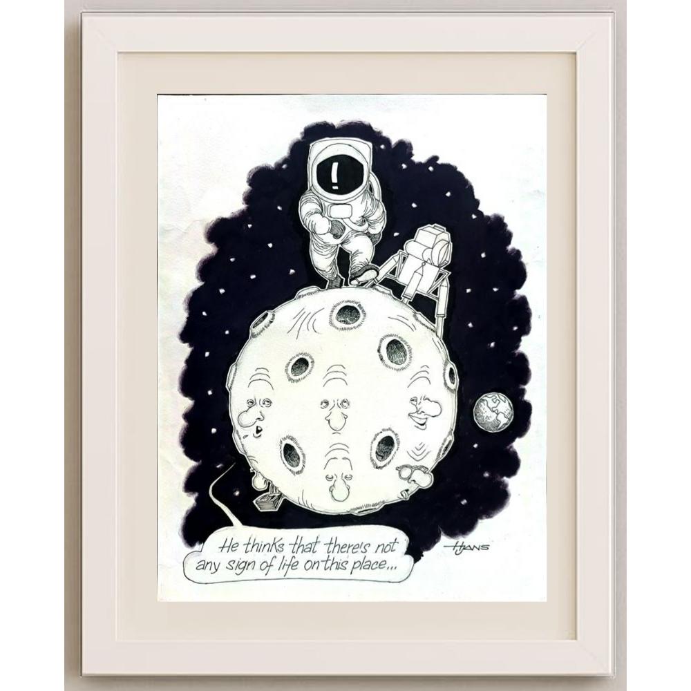 Hjans 35x25cm Orijinal Karikatür BOD02256