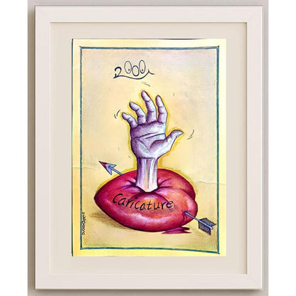 Mohammad Amin Aghaey 29x21cm Orijinal Karikatür BOD02259