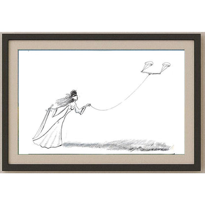 Mehdi Divandari 29x21cm Orijinal Karikatür BOD02264