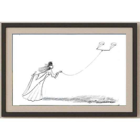 Mehdi Divandari 29x21cm Orijinal Karikatür BOD02264