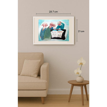 Ye Ting 29x21cm Orijinal Karikatür BOD02265