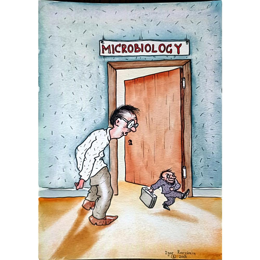 Igor Revyakin 29x21cm Orijinal Karikatür BOD02266