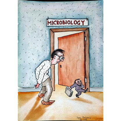 Igor Revyakin 29x21cm Orijinal Karikatür BOD02266