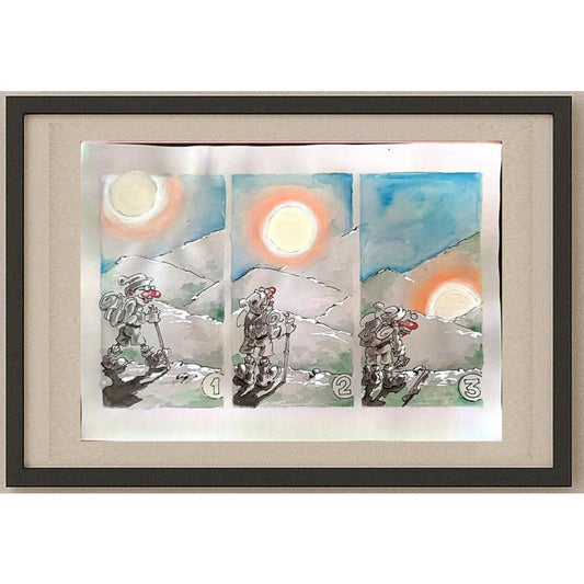 İliytcho Alexiev 29x21cm Orijinal Karikatür BOD02267
