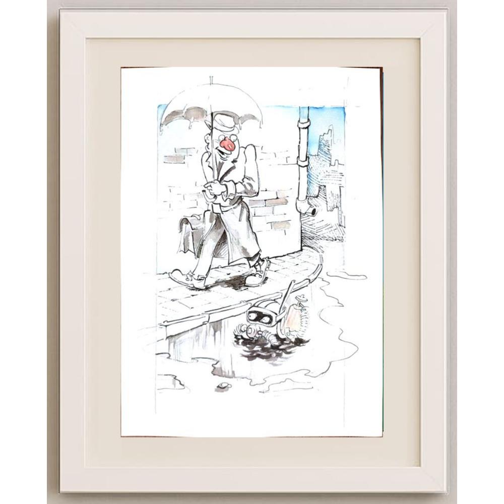 İliytcho Alexiev 29x21cm Orijinal Karikatür BOD02268