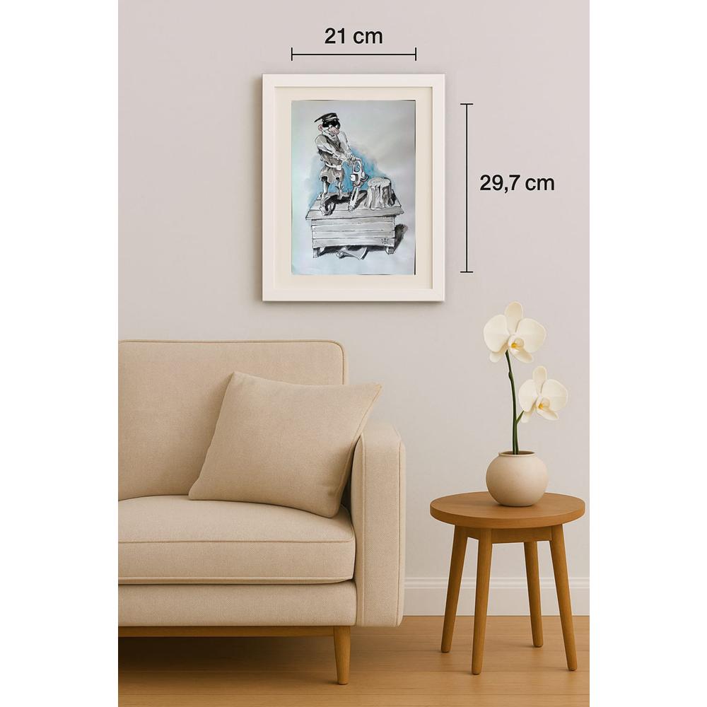 İliytcho Alexiev 29x21cm Orijinal Karikatür BOD02269