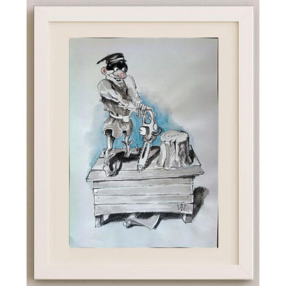 İliytcho Alexiev 29x21cm Orijinal Karikatür BOD02269
