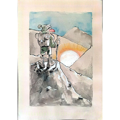 İliytcho Alexiev 29x21cm Orijinal Karikatür BOD02270