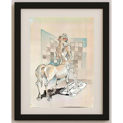 İliytcho Alexiev 29x21cm Orijinal Karikatür BOD02271