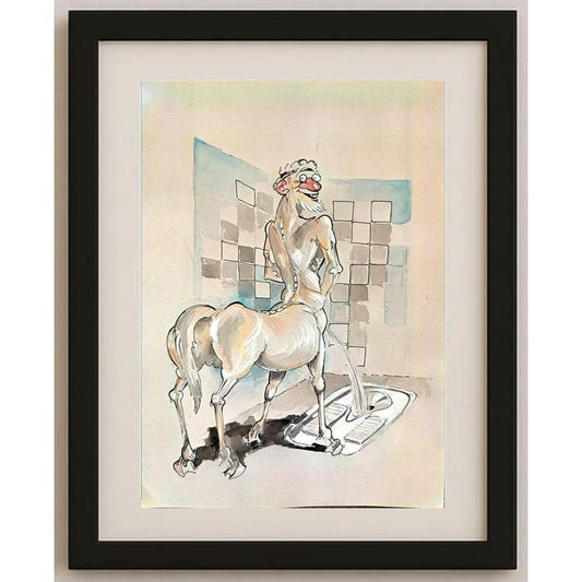 İliytcho Alexiev 29x21cm Orijinal Karikatür BOD02271