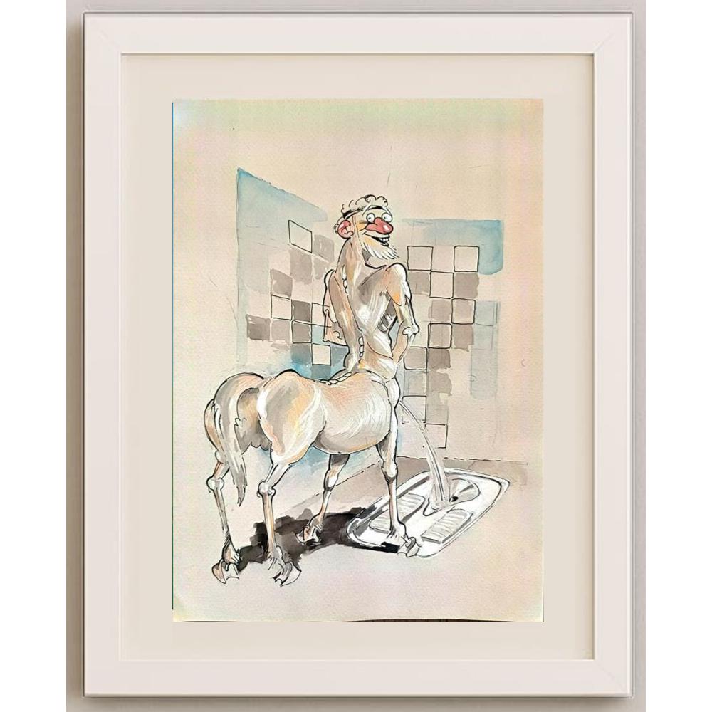 İliytcho Alexiev 29x21cm Orijinal Karikatür BOD02271