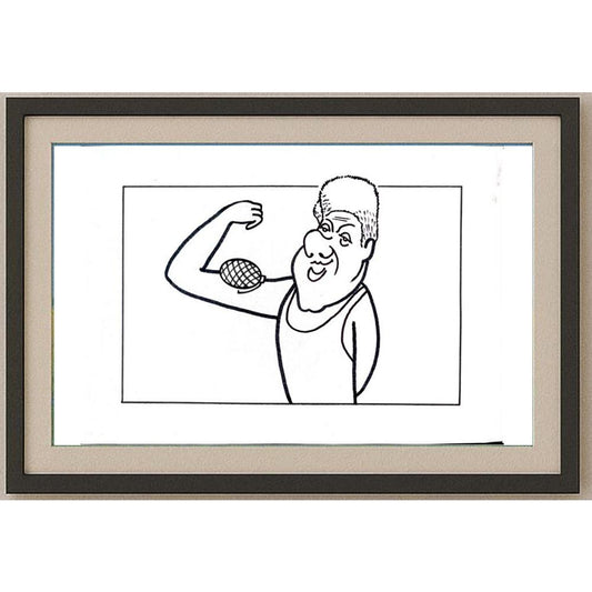Aleksandar Daskalovic 29x21cm Orijinal Karikatür BOD02277