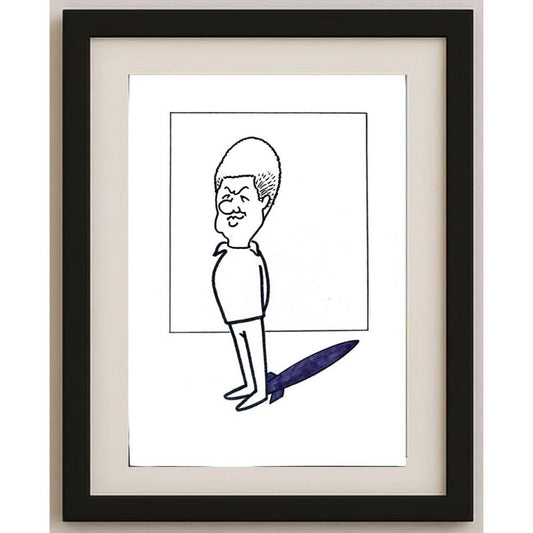 Aleksandar Daskalovic 29x21cm Orijinal Karikatür BOD02279