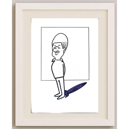 Aleksandar Daskalovic 29x21cm Orijinal Karikatür BOD02279