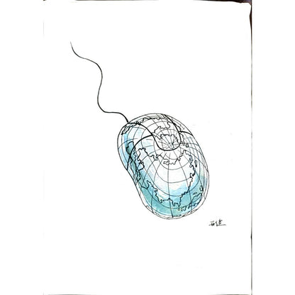 Tao Kaijan 29x21cm Orijinal Karikatür BOD02300