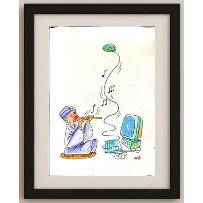 Tao Kaijan 29x21cm Orijinal Karikatür BOD02301