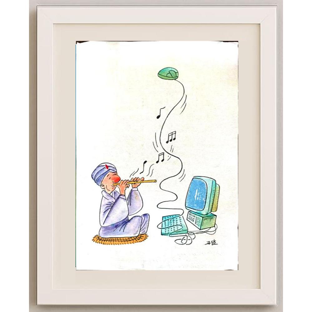 Tao Kaijan 29x21cm Orijinal Karikatür BOD02301