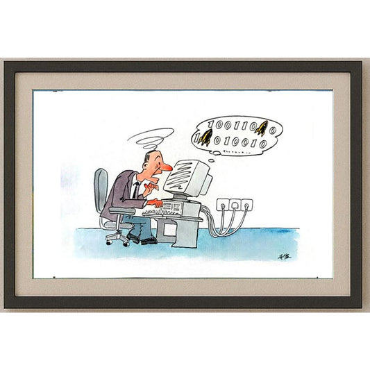 Tao Kaijan 29x21cm Orijinal Karikatür BOD02302