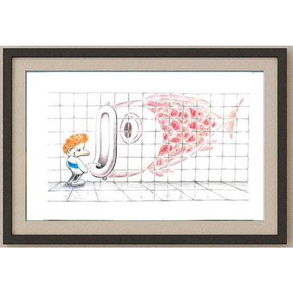 Ma Heng Chao 29x21cm Orijinal Karikatür BOD02303