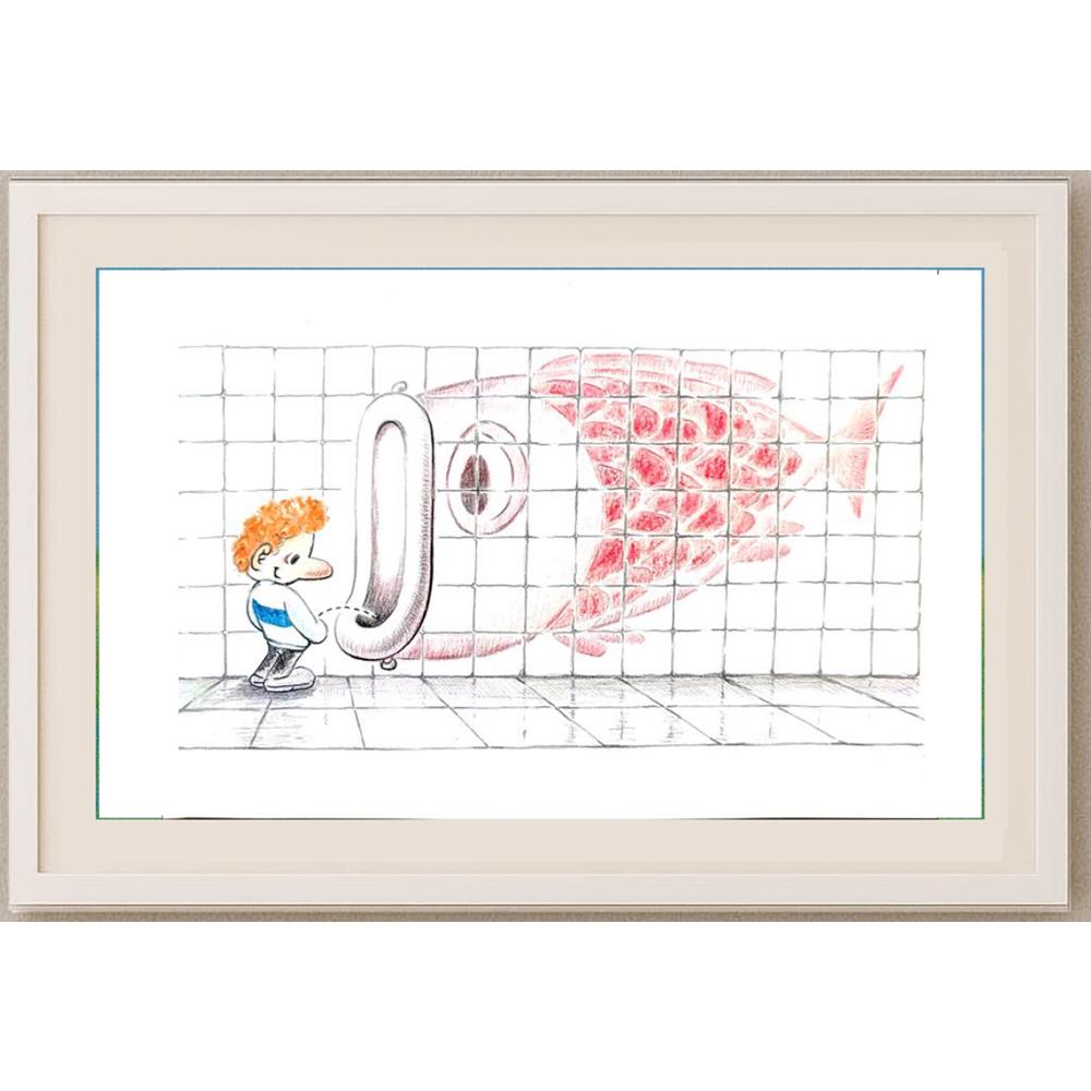 Ma Heng Chao 29x21cm Orijinal Karikatür BOD02303