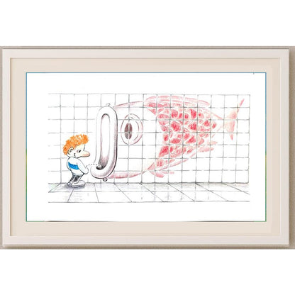Ma Heng Chao 29x21cm Orijinal Karikatür BOD02303
