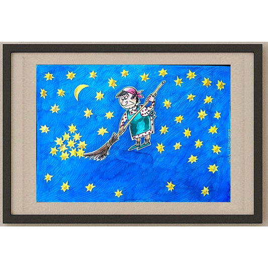 Julia Lischenko 29x21cm Orijinal Karikatür BOD02308