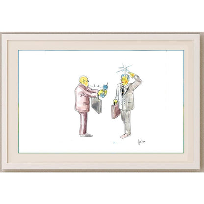 Hrvoje Bilic 24x20cm Orijinal Karikatür BOD02317