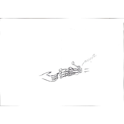 Hosseini Kazem 29x21cm Orijinal Karikatür BOD02318