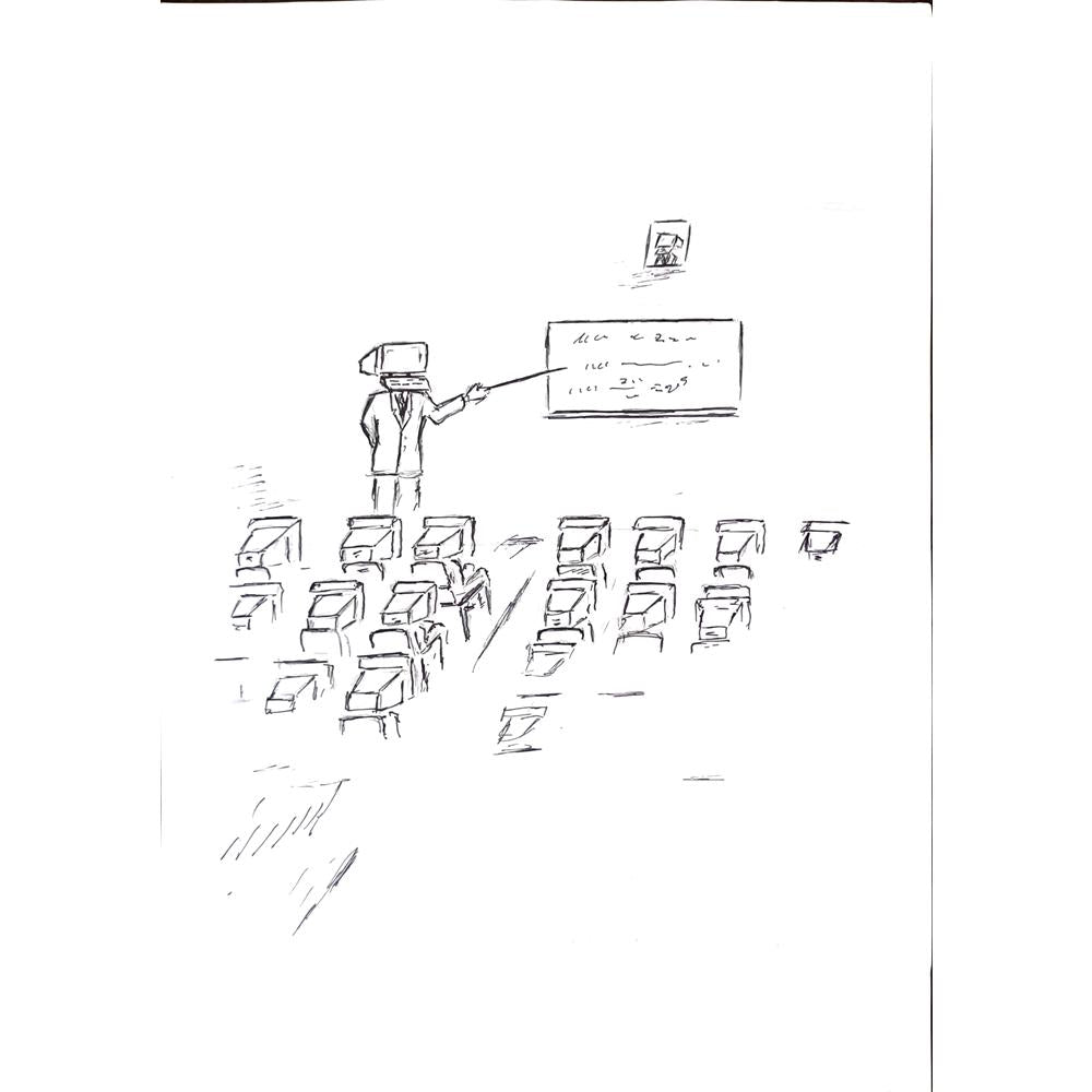 Hosseini Kazem 29x21cm Orijinal Karikatür BOD02319