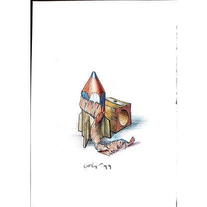 François Veldeman 29x21cm Orijinal Karikatür BOD02320