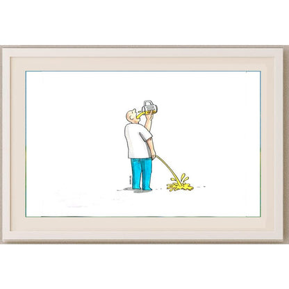 Lubomir Kotrha 29x21cm Orijinal Karikatür BOD02321