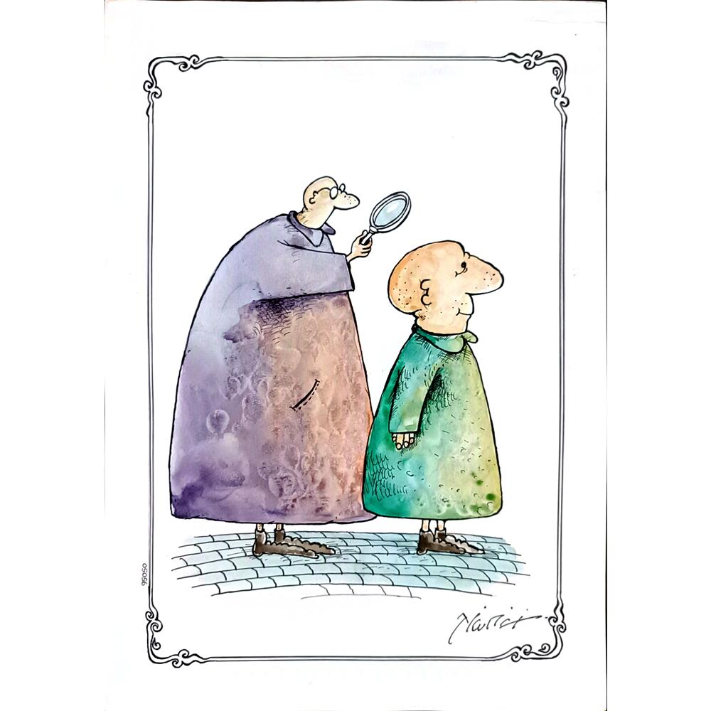 Licurici George 29x21cm Orijinal Karikatür BOD02322