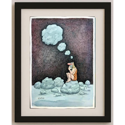 Zhang Fang 29x21cm Orijinal Karikatür BOD02328