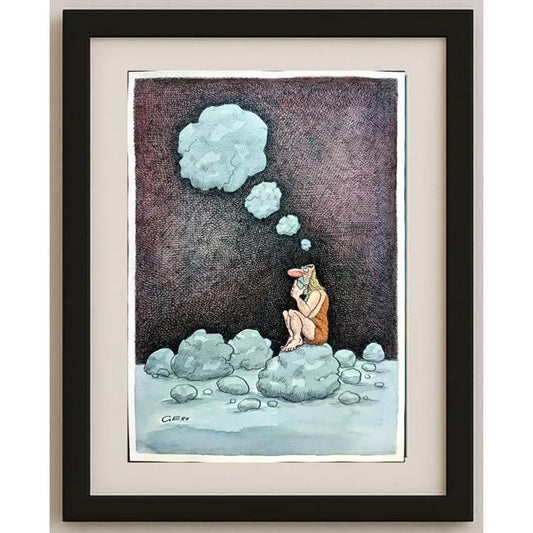 Zhang Fang 29x21cm Orijinal Karikatür BOD02328