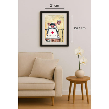 Xin Wan He 29x21cm Orijinal Karikatür BOD02333