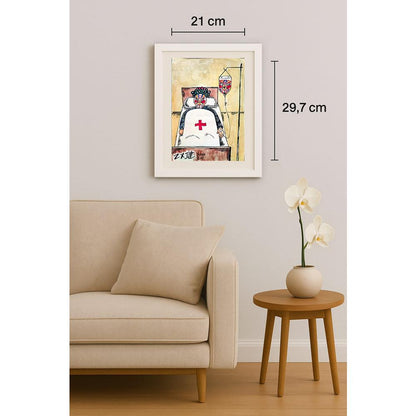 Xin Wan He 29x21cm Orijinal Karikatür BOD02333