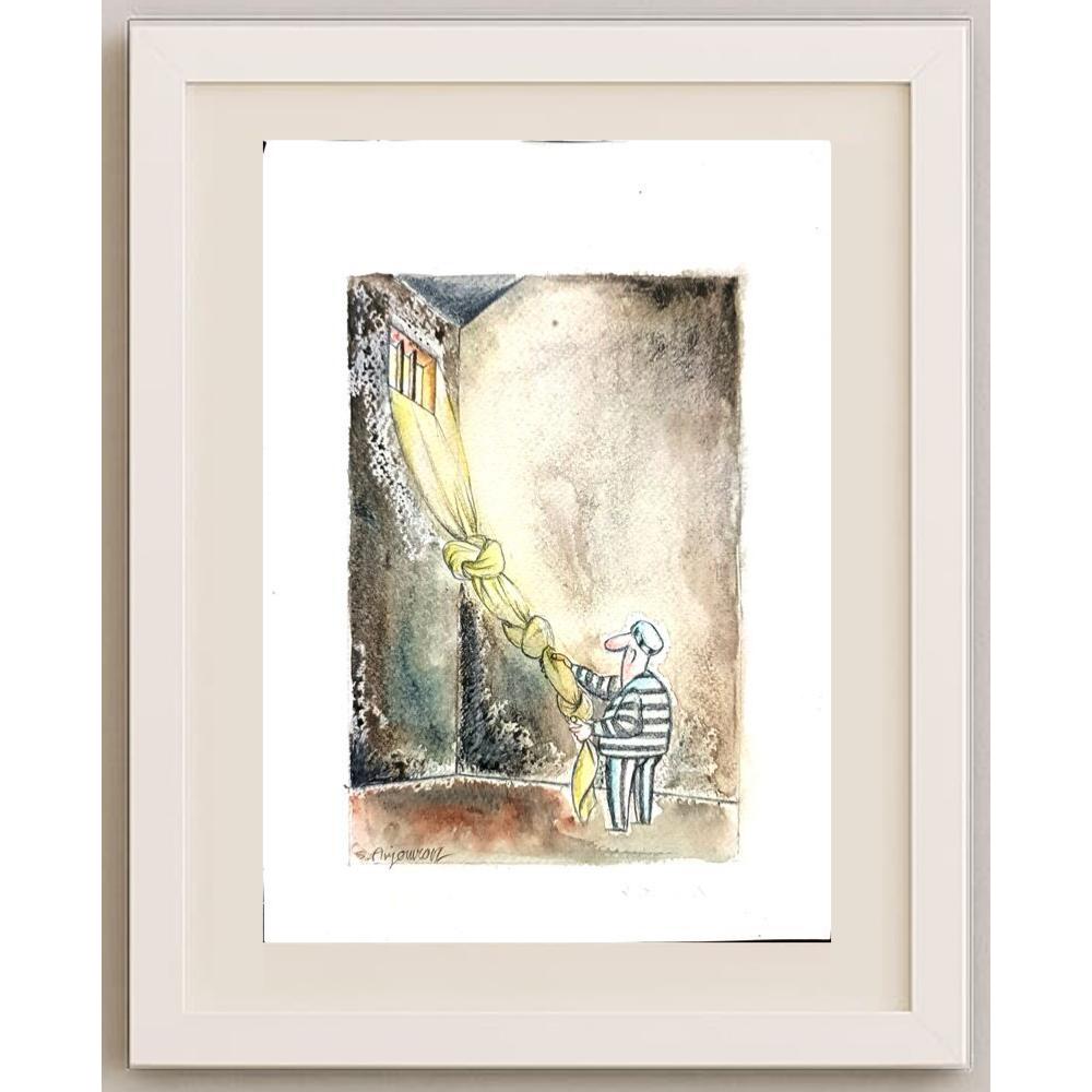 Sepideh Anjomrooz 29x21cm Orijinal Karikatür BOD02337